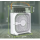 Настольный вентилятор с увлажнителем воздуха 4в1 AIR COOLER FAN