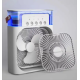 Настольный вентилятор с увлажнителем воздуха 4в1 AIR COOLER FAN