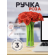 Ручка РОЗЫ КРАСНЫЕ (pencil-flowers, PF3)
