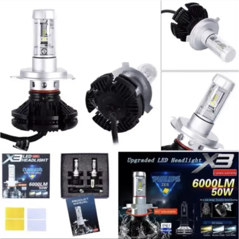 LED лампы H4 X3