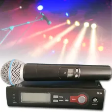 Беспроводной микрофон Beta 58 с базой SHURE SLX4 Микрофонная система с дальность работы до 100 м 