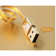 Шнур REMAX IP Gold золотой
