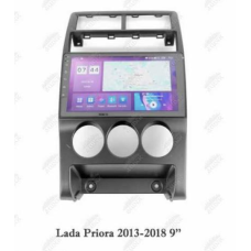 Lada Priora-9" (2013-2018) рамка (ярко- черный) внизу