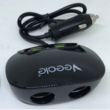 KY-513 VEECLE - разветвитель 2*прикуриватель + 2*USB