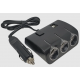 1506 OLESSON 120W - разветвитель ON/OFF 3*прикуриватель + 2*USB