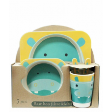 BAMBOO KIDS SET - бамбуковая посуда 5 предметов