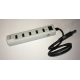 7xUSB-хаб с общим переключателем