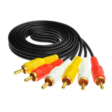 Кабель 3xRCA ~ 3xRCA 5м