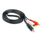 Кабель AUX 3.5мм ~ 2xRCA 1.5м