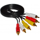 Кабель 3xRCA ~ 3xRCA 1.5м