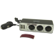 WF-6036 - разветвитель 3*прикуреватель + 2*USB