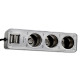 WF-6036 - разветвитель 3*прикуреватель + 2*USB